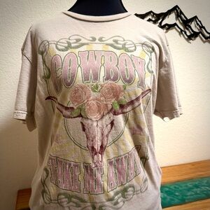 Cowboy Take Me Away Graphic T-Shirt